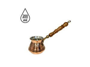 Медная турка для кофе 200 мл, ручная работа, чеканка